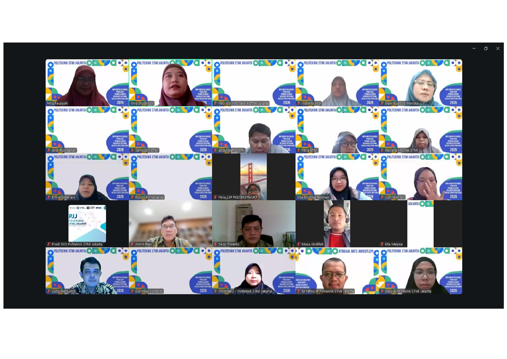 Politeknik STMI Jakarta Undang Pakar Kurikulum Polinema dalam Workshop Implemetasi Model Penilaian Pembelajaran Berbasis OBE